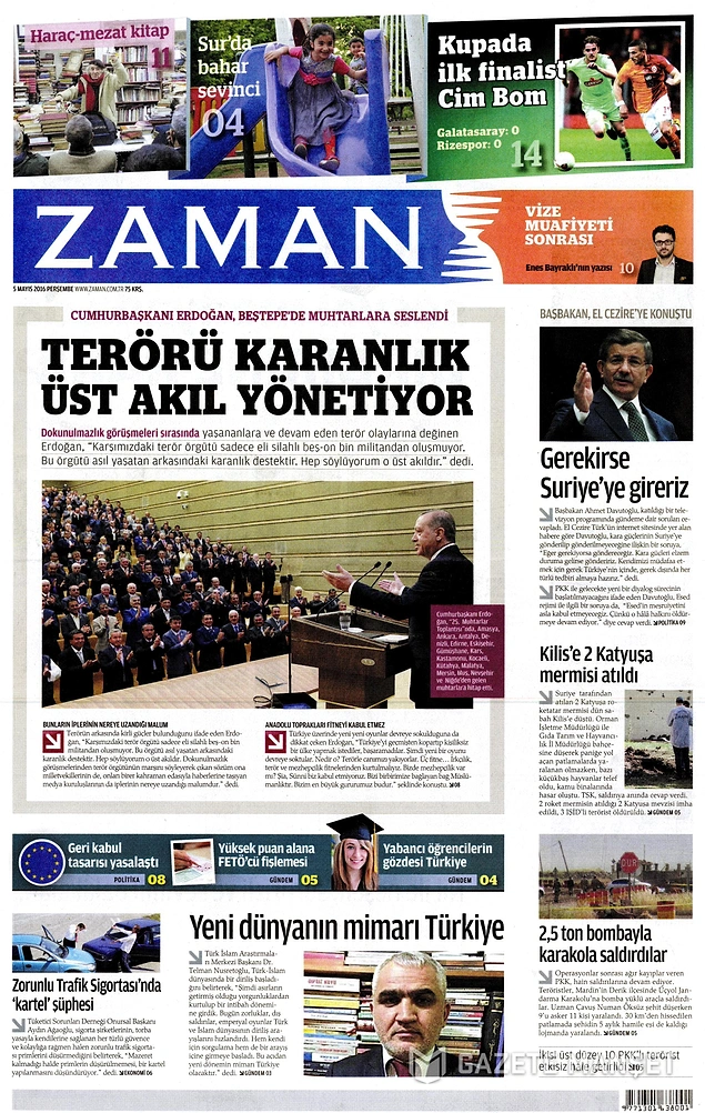 Gazetelerde Bugün | 5 Mayıs Perşembe