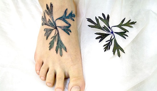 Растительные тату: необычный способ украсить свое тело от украинской художницы