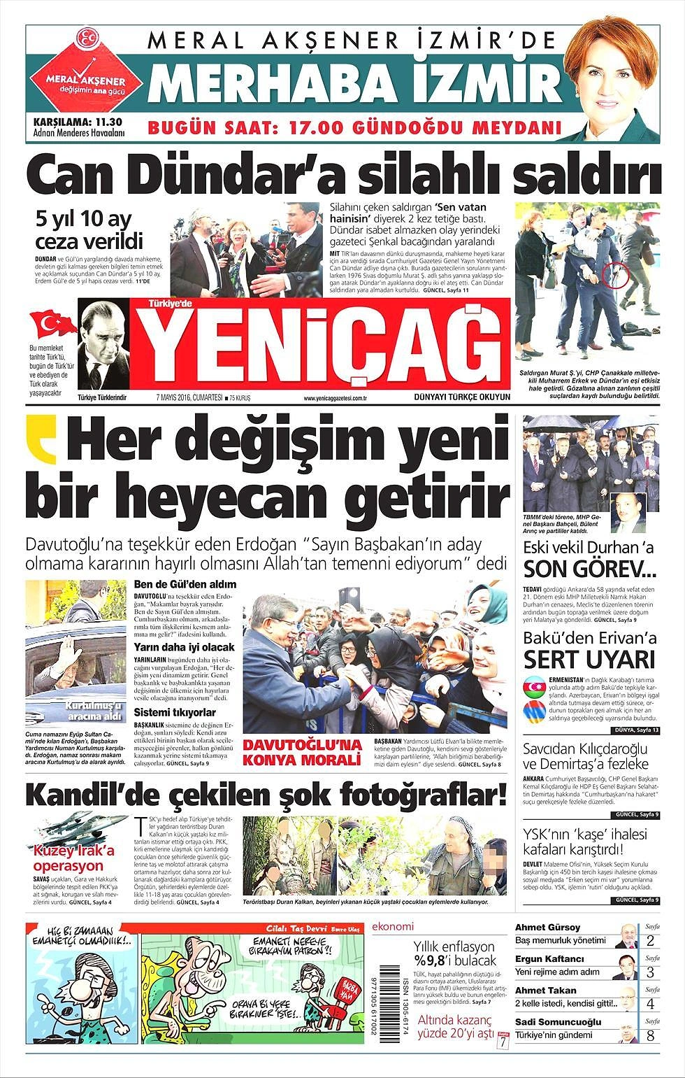 Gazetelerde Bugün | 7 Mayıs Cumartesi
