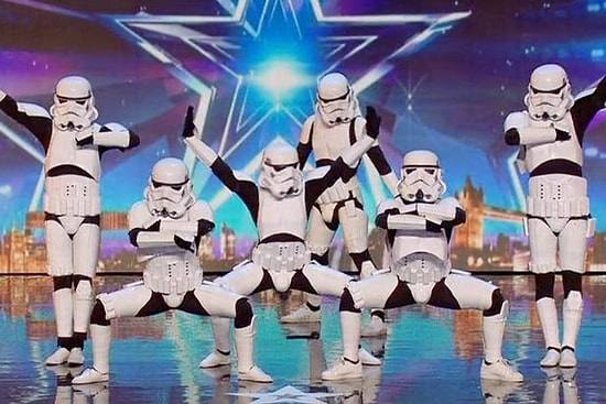 İngiltere Yetenek Yarışmasında Stormtrooper'lardan Ezber Bozan Dans Performansı