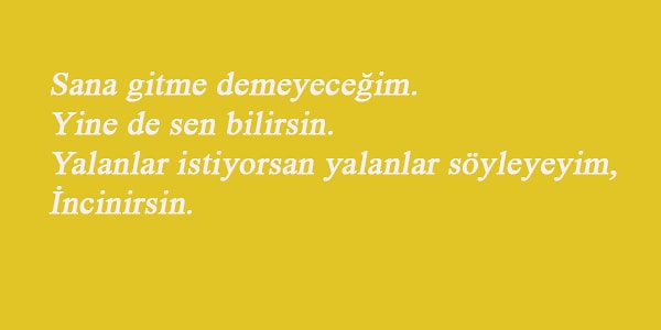 6. Bu dizeler kime ait?