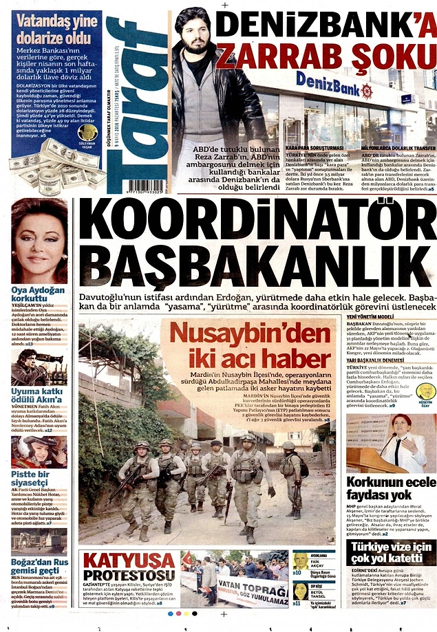 Gazetelerde Bugün | 9 Mayıs Pazartesi