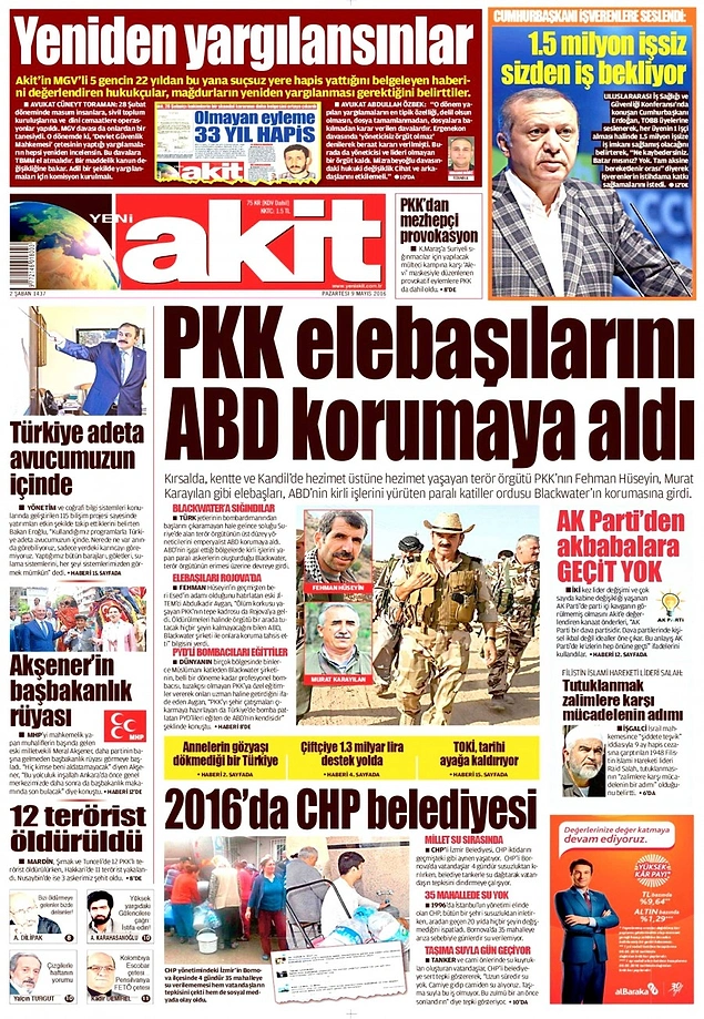 Gazetelerde Bugün | 9 Mayıs Pazartesi