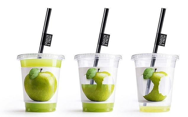 2. Surprise everyone with these dynamic labels on your juice.