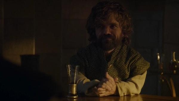 Tyrion da ne çok sıkıldı bu bölümde böyle ya.