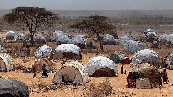 Yarım milyona yakın kişi 50 km kare alana kurulmuş kampta yaşıyor