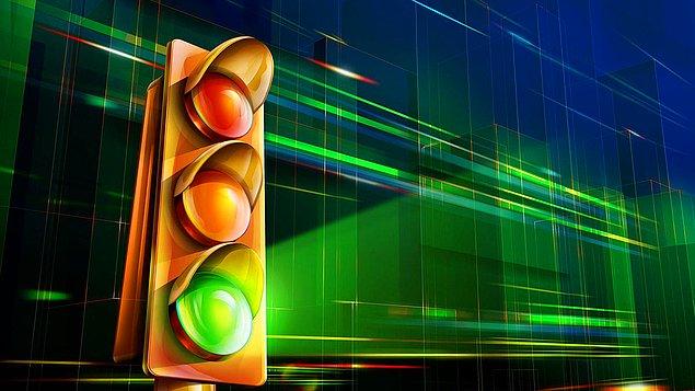 8. Trafik ışıkları neden kırmızı, sarı ve yeşildir?