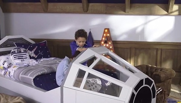 7. Кровать «Звёздные Войны»