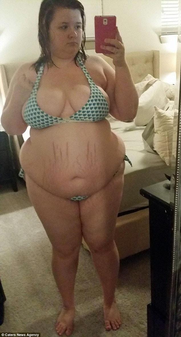28 year old Christine from Dallas had a serious weight problem in the past.