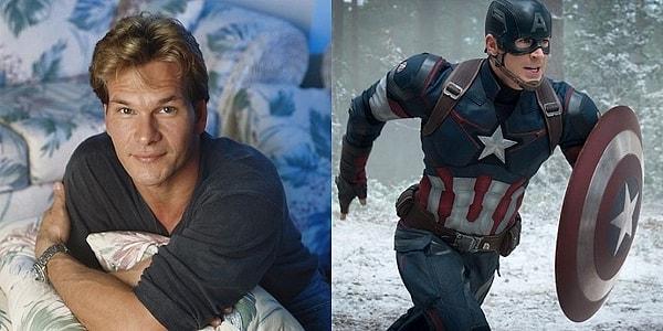 2. Patrick Swayze - Captain America