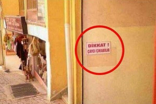 Çaycıya yakalanmayın