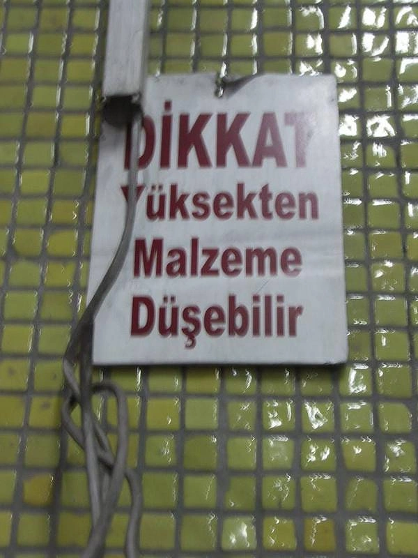 Ölebilirsiniz dikkat