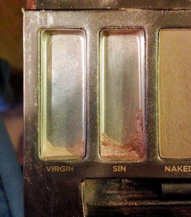 1. When your favorite eye shadow is running out... Please don't 😢