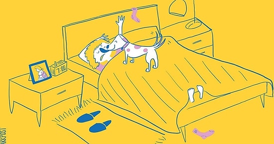 Жизнь хозяйки собаки в 10 лаконичных иллюстрациях