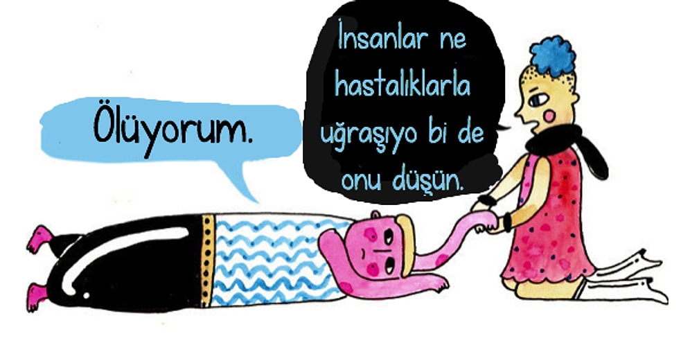 Ruh Hastaları Buraya: 14 Karikatürle İnsanlar Hangi Hastalığa Nasıl Tepki Veriyor?