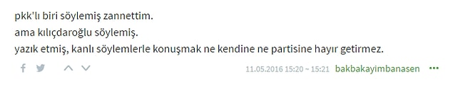 "Kanlı söylemler ne kendine ne partisine hayır getirmez"