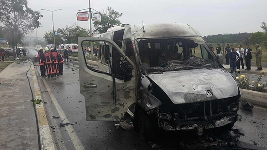 İstanbul'da Askeri Servis Aracına Bombalı Saldırı