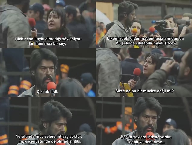8. Kara Sevda dizisinde maden kazası sahnesi. Soma ve Ermenek facialarının ardından...