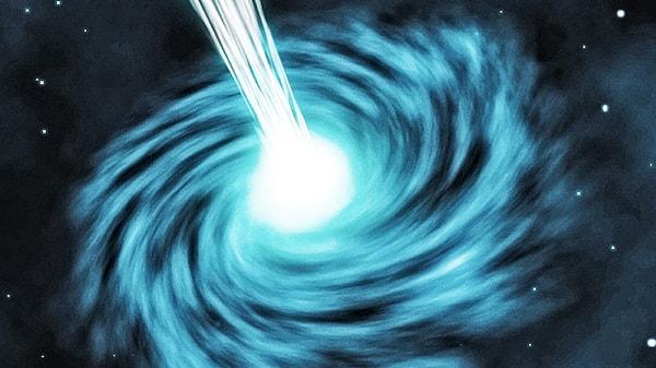 9. Uzayda kara deliklerin tam tersi olan, dışarı durmaksızın madde ve ışık yayan beyaz deliklerin var olabileceği düşünülmektedir.