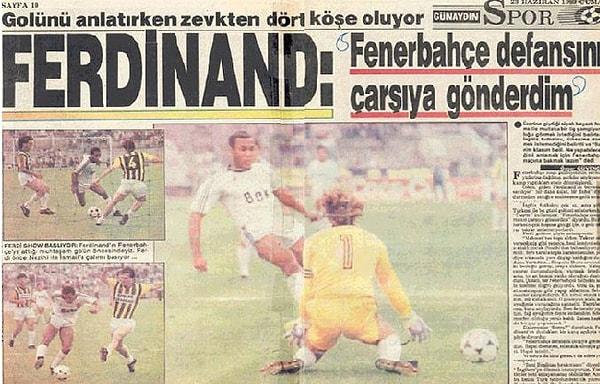 9. Beşiktaş'ın İngiliz oyuncularından Les Ferdinand hangi sezon Beşiktaş'ta top koşturmuştur?