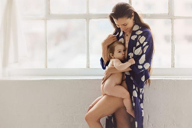 To the photographer, these photos are of brave women who wear their breastfeeding battle scars proudly.