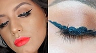 Eyeliner Çekmeyi İşkence Gibi Gören Kadınlara Özel Bir Garip Trend: Balon Eyeliner!