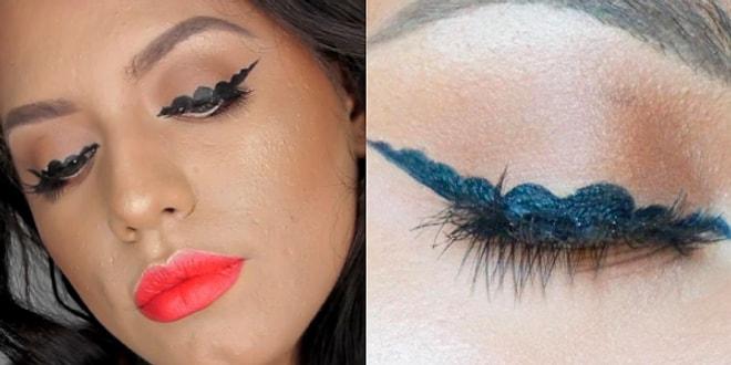 Eyeliner Çekmeyi İşkence Gibi Gören Kadınlara Özel Bir Garip Trend: Balon Eyeliner!