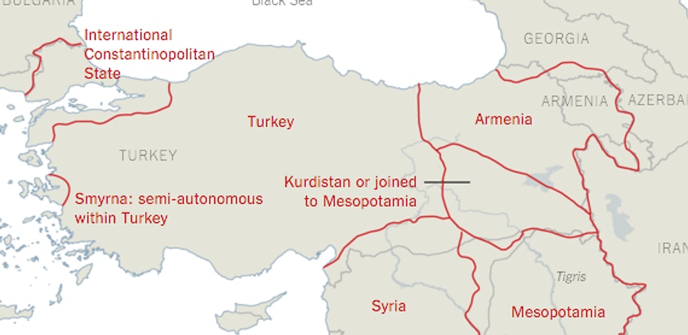 New York Times Türkiye'yi 7 Parçaya Böldü Sosyal Medyada Kuvayı Milliye Ruhu Uyandı