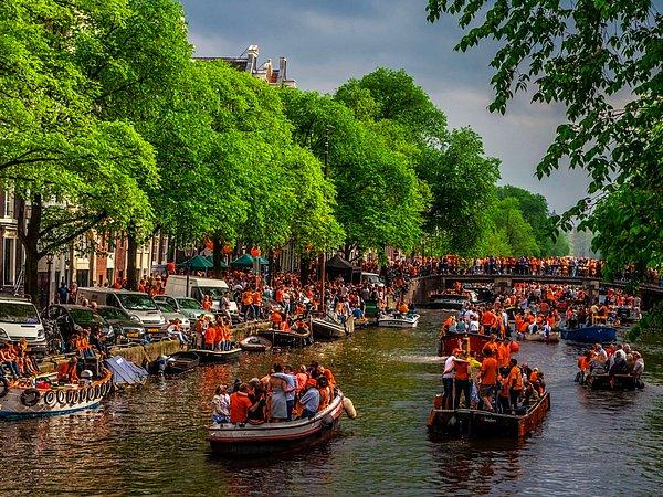 3. King's Day, Amsterdam.