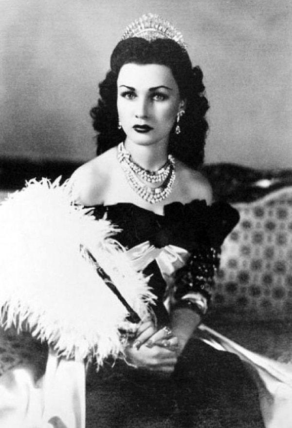 13. İran kraliçesi ve Mısırlı prensesi Fevziye Fuad, 1939.