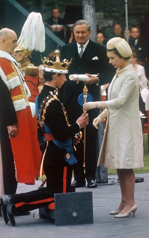 36. Galler Prensi ünvanı ile 1969 yılında Prens Charles...