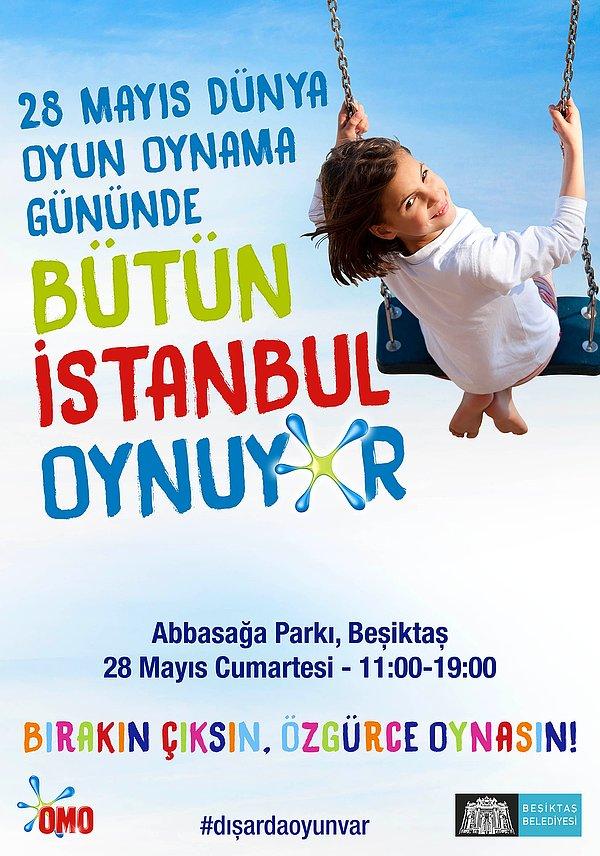 Üzülmeyin 😊 OMO Dünya Oyun Oynama Günü'nde bu durumu değiştirmek için İstanbul'u dev bir oyun alanına çeviriyor!