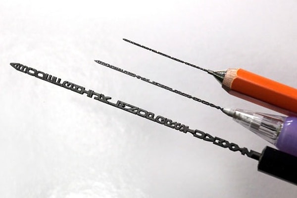 Латинский алфавит в трёх размерах