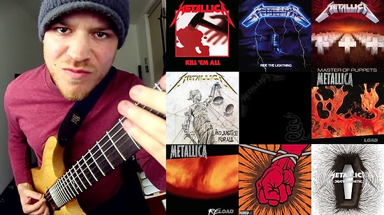 Efsane Gitarist Rob Scallon'dan 4 Dakikada Tüm Metallica Şarkıları