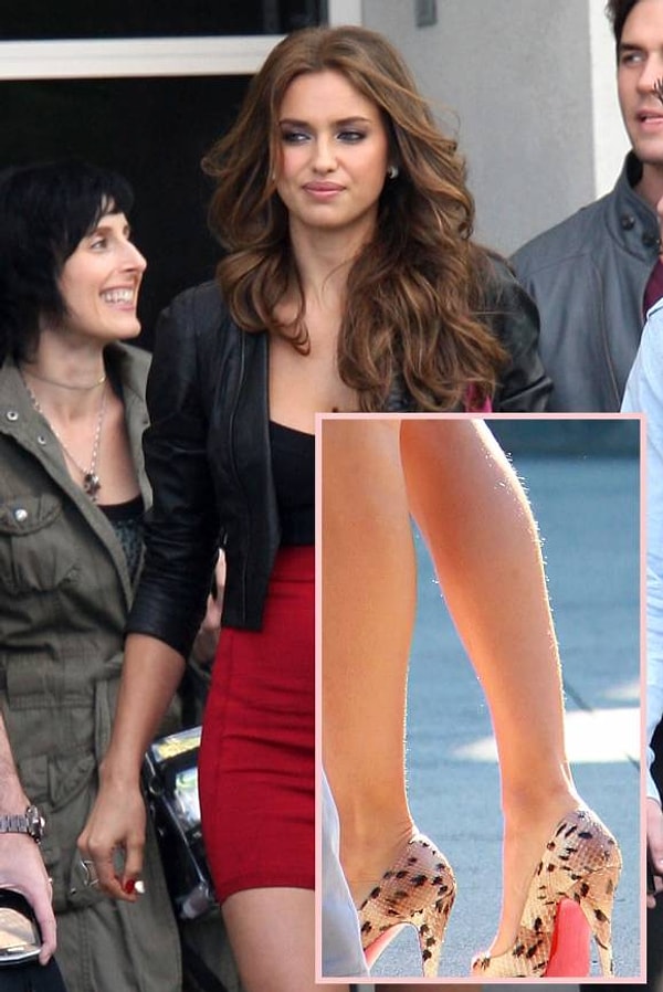 14. С небритыми ногами также была поймана Ирина Шейк.