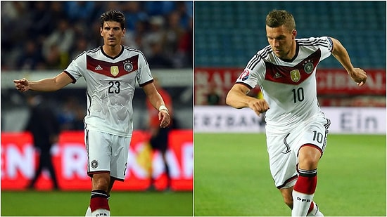 Gomez ve Podolski Euro 2016 Kadrosunda