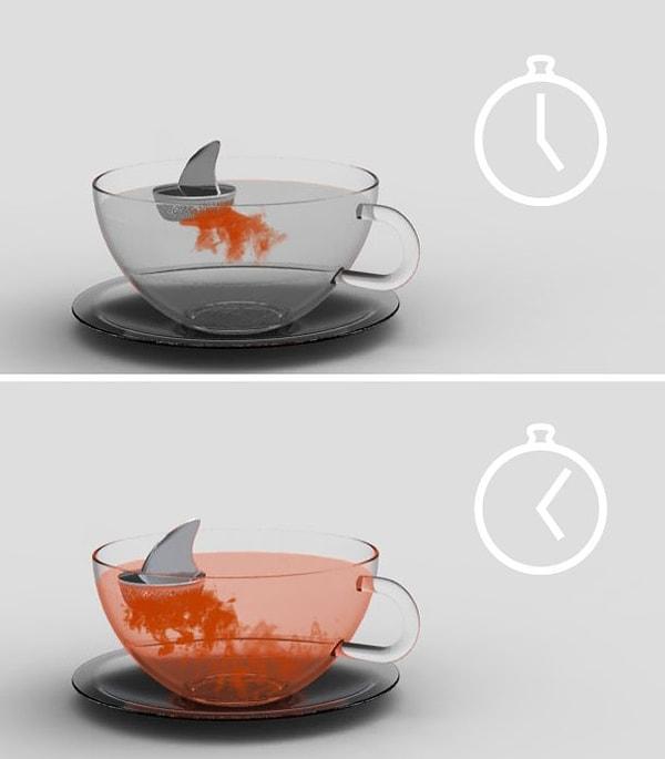 1. Köpekbalıklı Çay Demliği