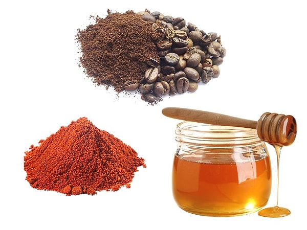 2. Обертывание с медом, кофе и перцем