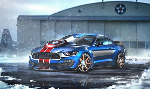 Капитан Америка – Ford Mustang GT350R