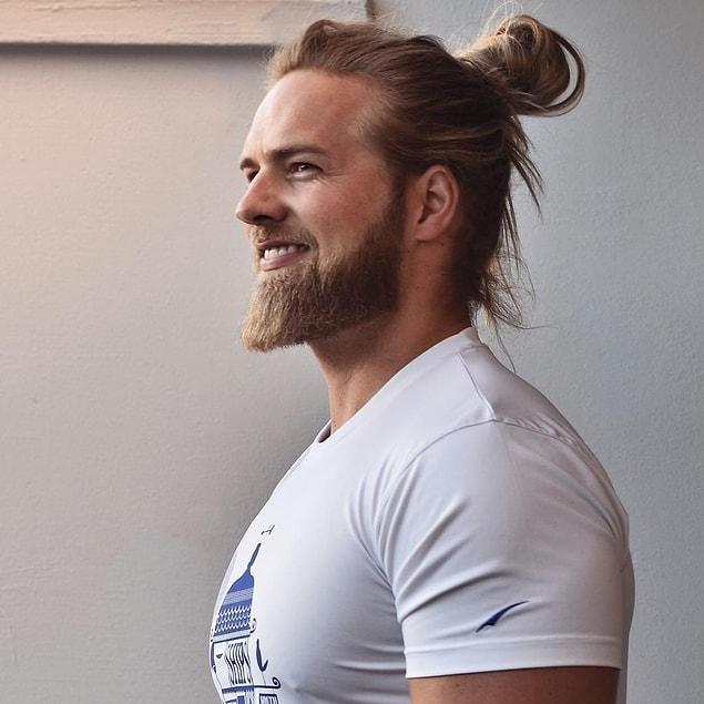 7. He is definitely not your everyday beard & man bun hipster.