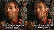 Köleliğe Başkaldıran, Direniş, Kan, Özgürlük ve Cesaretin Dizisi Spartacus'ten 22 Replik