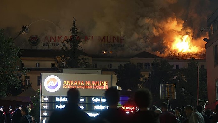 Ankara Numune Hastanesi'nde Korkutan Yangın