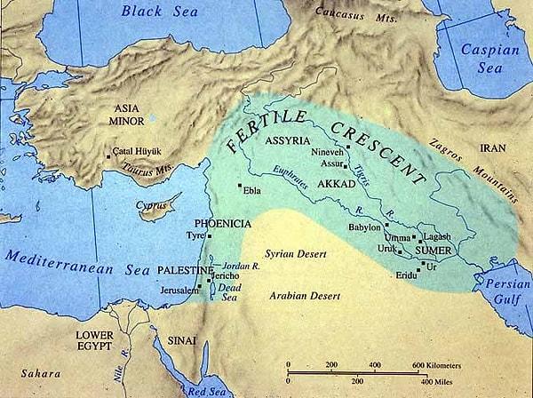 1. Mezopotamya'nın Sınırları