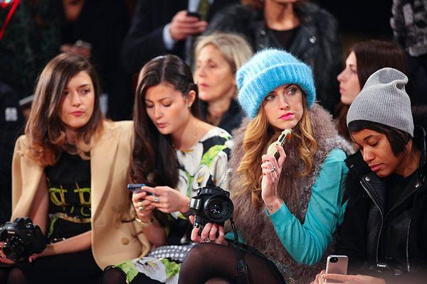 She was invited to all fashion weeks around the world, from London to New York. She was at the front row, of course.