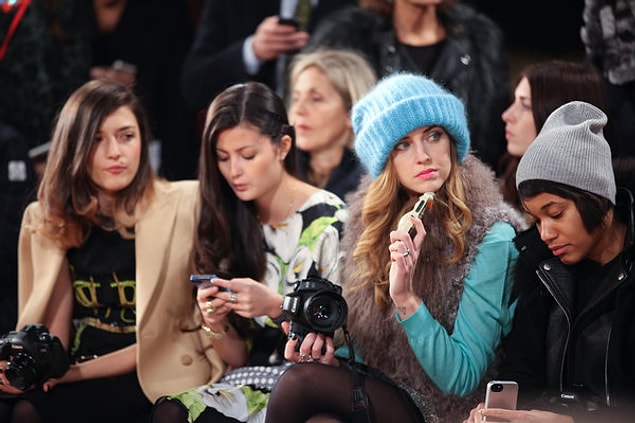 She was invited to all fashion weeks around the world, from London to New York. She was at the front row, of course.