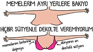 Memeleri Baş Kaldıran Kadınların Yaşadığı Sıkıntıları Özet Geçen 11 Karikatür