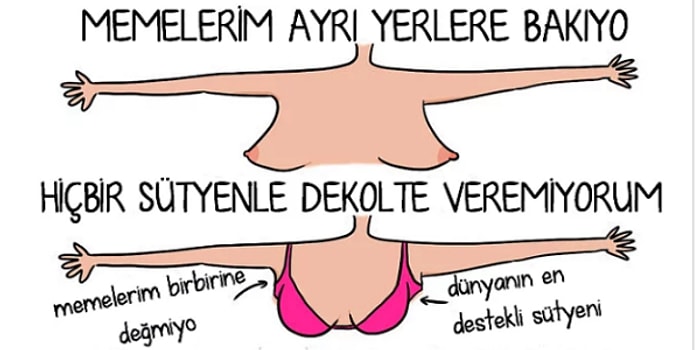 Memeleri Baş Kaldıran Kadınların Yaşadığı Sıkıntıları Özet Geçen 11 Karikatür
