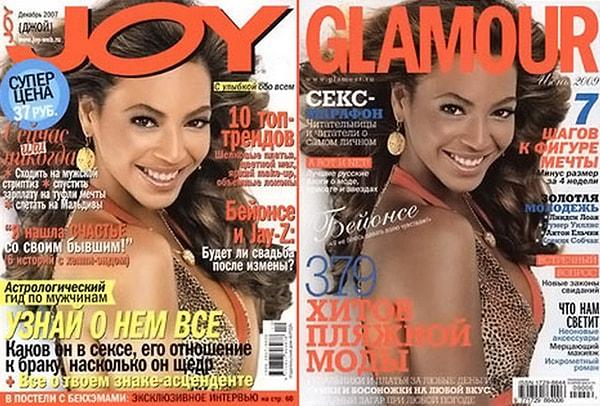 18. Aynı fotoğraf, farklı dergiler.