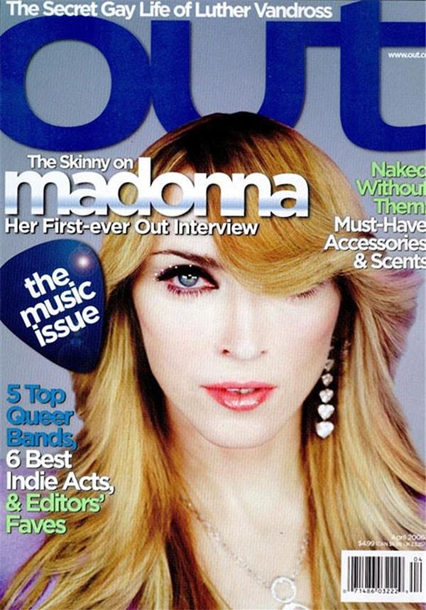 24. Madonna ve dev gözü.