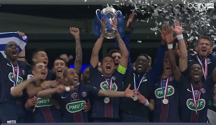1 Sezon 4 Kupa! PSG, Fransa Kupası'nın da Sahibi Oldu